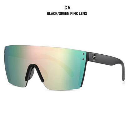 Elevate Your Style with Heatwaves ANSI Z87+ Safety Polarized Sunglasses - Trendy Oversized Luxury for Men & Women, Perfect for Travel and Sports!