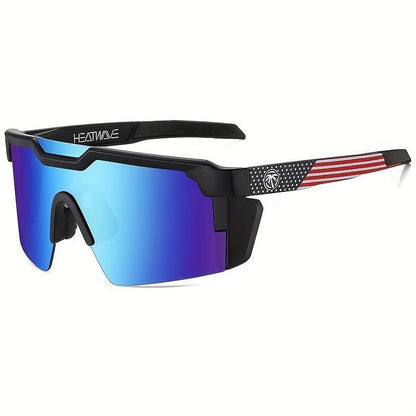 Elevate Your Style with Heatwaves ANSI Z87+ Safety Polarized Sunglasses - Trendy Oversized Luxury for Men & Women, Perfect for Travel and Sports!