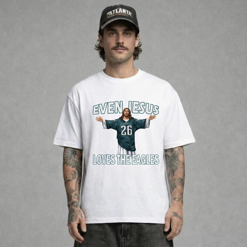 Even Jesus Cheered for the Ea*Les: Holy Grail of Vintage Sport Fan Attire for Saints and Sinners!